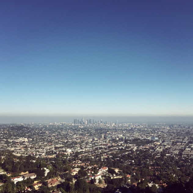 View over LA from Griffith Observatory